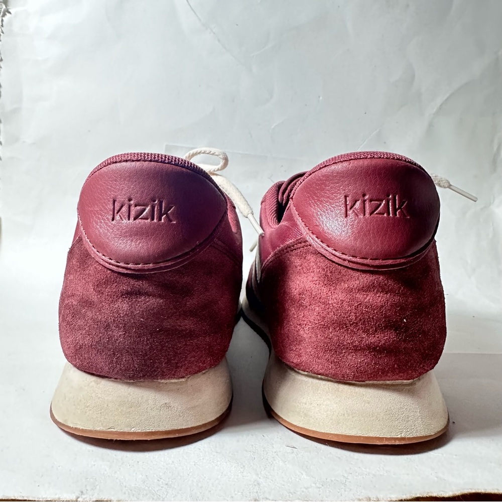 Kizik Milan Sneakers Merlot Mens 13 Womens 14 Burgundy Dark Red K3FCDMILWN07-1D - Picture 6 of 15